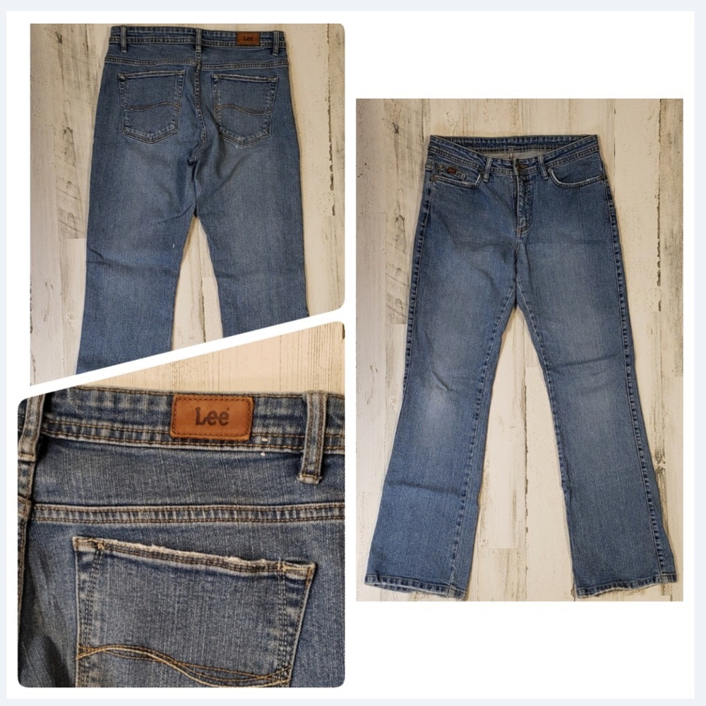 Light washed LEE Bootcut Jeans